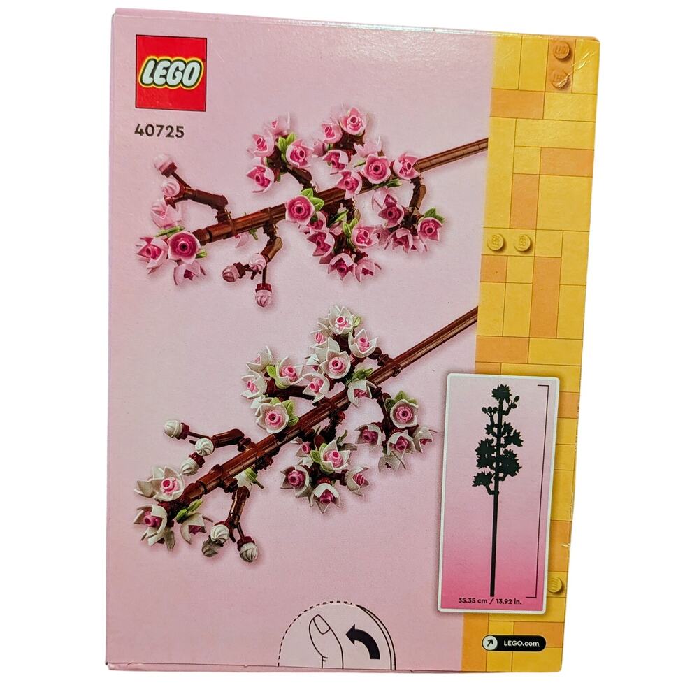 NIB Lego Cherry Blossom Building Blocks Decor 438 Pieces Model 40725 - Picture 2 of 8